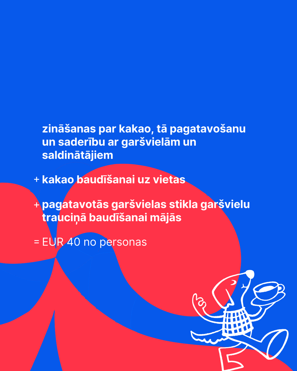 ĪSTA KAKAO PAGATAVOŠANAS MEISTARKLASE